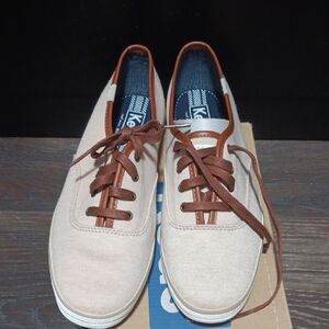 Keds Women's Tan Canvas Sneakers